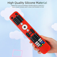 Housse de protection en silicone pour télécommande TV Haier HTR-U32G, avec découpe ajourée, anti-chute et couleur lumineuse épaisse