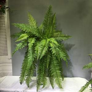 Yapay büyük ölçekli farsça yaprak duvara monte çift katmanlı ince dişler ile Fern yaprak bitki duvar - Product Image 1