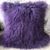 Nouveaux coussins et housses douces, chaudes et confortables en peau de mouton tibétain
