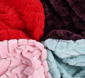 100% Hữu Cơ Polyester Jacquard Flannel Vải Căng Dệt Kim Nhung Lông Cừu Nhà Dệt May Chăn Sofa Cho Interlining - Product Image 4