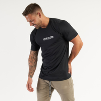 Kaus Gym T Shirt Desainer Spandeks Kualitas Tinggi Kaus Melar Kebugaran Ramping Pas untuk Atasan