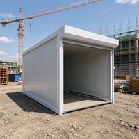 Garage conteneur préfabriqué à montage rapide, abri modulaire pour voitures, pour stationnement en arrière-cour, espace de stockage temporaire de véhicules