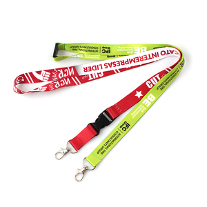 Sangle <span class=keywords><strong>de</strong></span> <span class=keywords><strong>cou</strong></span> <span class=keywords><strong>porte</strong></span>-clés personnalisée <span class=keywords><strong>de</strong></span> haute qualité pour drapeau rose avec transfert thermique décalé et impression numérique, accessoires à crochet - Product Image 3