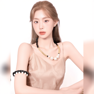 CBBA-1869 สร้อยคอประดับลูกปัดแฟชั่น เครื่องประดับที่หรูหราและมีสไตล์ - Product Image 2