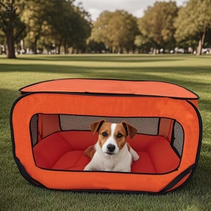 Cuccia Portatile da Esterno per Cani, Pieghevole, in Tessuto Oxford, Resistente ai Graffi, Traspirante, per Cani di Piccola Taglia e Tutte le Razze - Product Image 2