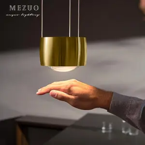 Eigentijds Slim Inductieontwerp Moderne Deco Lamp Indoor Slaapkamer Hotel Dineren Led Kroonluchter Hanglamp