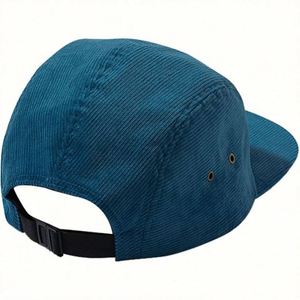 Gorra de Campamento de Pana de 5 Paneles Personalizada de Alta Calidad con Bordado 3D, Gorras de Moda con Visera Plana para Campismo, Deportes al Aire Libre, Gorras de Campista - Product Image 2
