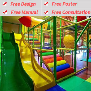 Centre de jeux pour enfants, équipement de jeux souples, équipement de terrain de jeux intérieur pour enfants avec toboggans et piscines à balles pour centres commerciaux - Product Image 2