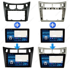 Baidayu Android 9 inch GPS Stereo đa phương tiện màn hình xe phổ Bảng điều khiển đơn vị đứng đầu cho TOYOTA 05-11 Yaris/vitz/Platz - Product Image 2