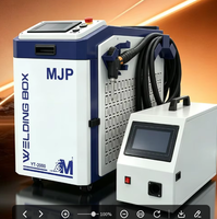 Soudeuse laser 3-en-1 mini portable 1500W, équipement laser à fibre pour soudage, nettoyage, découpe et nettoyage des joints