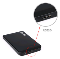 Custodia per custodia SATA HDD SATA ad alta velocità USB esterno 3.0 2.5 pollici disco rigido Docking Station materiale in alluminio SSD Case