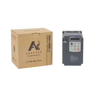 Anchuan High Functional 0.75kw To 630kw 220v 380v Single Phase To 3 Phase Frequency Inverter Vfd Solar Pump Invert