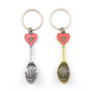 Bán buôn tùy chỉnh thiết kế Georgia du lịch lưu niệm thanh kiếm lá chắn Keychain kim loại móc chìa khóa - Product Image 3