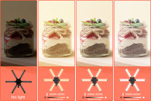 Luz de Fotografía Multimedia Extrema, 576 LED, Luz de Video de 120W, Lámpara de Anillo de Luz LED con Trípode para Cámara y Youtube - Product Image 4