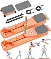 Machine d'exercice abdominale multifonctionnelle professionnelle portable 5-en-1, planche de Pilates pliable pour entraînement à domicile