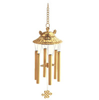 Grande taille 3.5 pouces 6pcs Carillon éolien Mystic Knot