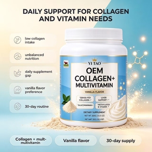 Suplemento de Colágeno de Animales Alimentados con Pasto, Multivitamínico en Polvo con Sabor a Vainilla, Vitamina B Metilada, Apoyo Hepático, Marca Privada OEM/ODM - Product Image 3