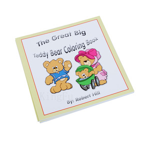 8x8 pollici con copertina morbida perfetta rilegata libro da colorare sfuso sfalsato bianco nero pagine interne in cartone Kraft per bambini - Product Image 6
