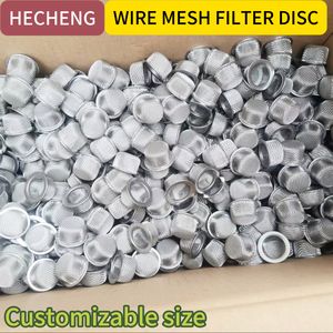 50 100 माइक्रोन परिशुद्धता निस्पंदन धार फिल्टर तार जाल फिल्टर कैप 304 316 स्टेनलेस स्टील ईंधन इंजेक्टर फिल्टर कैप - Product Image 2