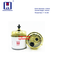 Filtro de Combustible de Alta Calidad 1001556933 1012010170 Para Motor Weichai WP2.X WP3 Camión Ligero Autobús Yutong Zhongtong