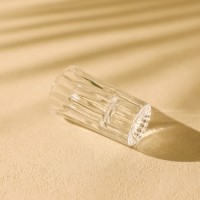 Groothandel Hoge Kwaliteit Transparante Geribbelde Shotglaasjes voor Bar, Feest of Cadeaus, voor het Drinken van Wodka - Klein Formaat