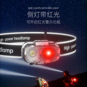 Linterna Frontal LED T-10, 1200 mAh Recargable, con Sensor de Movimiento, Impermeable, para Trabajo en Exteriores - Product Image 4