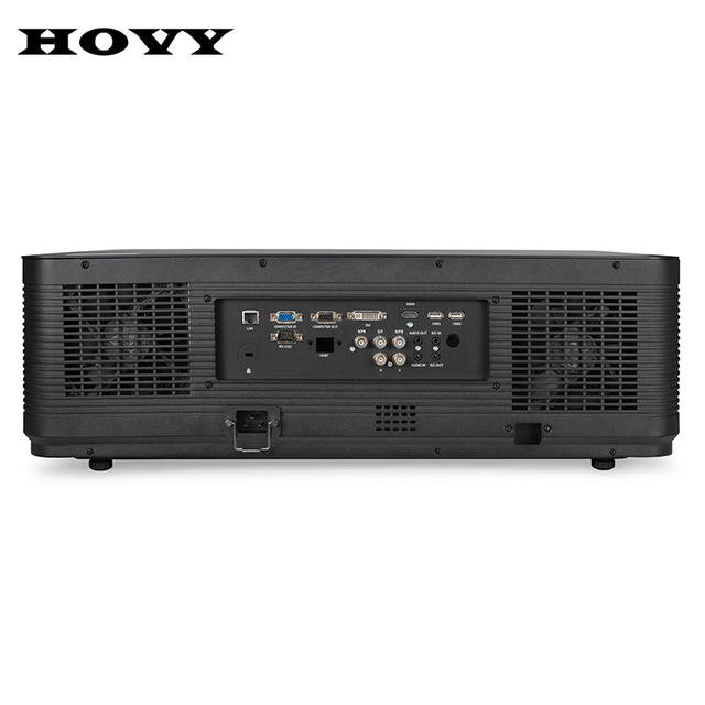 Hovy 10000 Lumens LCD Projector WUXGA Resolution 2k Active 3D 0.8 DMD Chip Manual Focus Lens Shift IP65