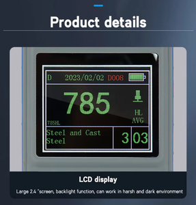 Промышленный металлоискатель-тестер твердости, портативный цифровой твердомер Лейба, инструмент для измерения твердости - Product Image 2