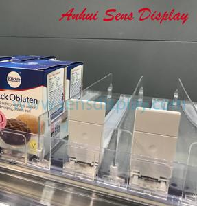 Customized Best Seller Supermarket Adjustable Can Bottle Display <b>Plastic</b> <b>Shelf</b> Pusher Tray - Product Image 4