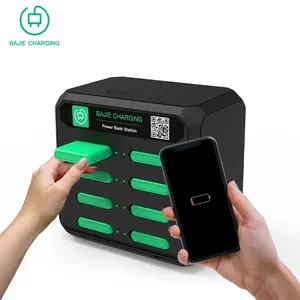 High Quality Shared Power Bank Rental Station 8 Slots Rental Station With Screen