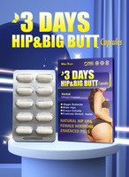 Capsules 3 Days Grosses Hanches et Fesses pour Croissance des Fesses Capsules pour la Mise en Forme du Corps Capsules pour l'Amélioration des Fesses Naturelles