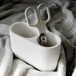 Portalápices de cemento de estilo nórdico, adorno de almacenamiento de escritorio Simple creativo que cumple con la estética INS - Product Image 5