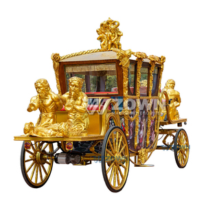 Vente Flash : Carrosse Royal Électrique Européen – Couleurs Personnalisables, Carrosse de Mariage à Quatre Roues, Styles Variés - Product Image 4