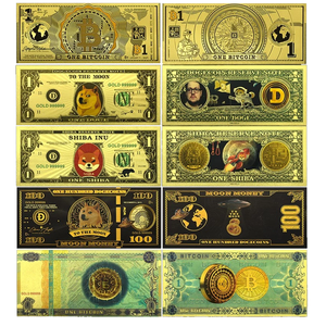 Nouvelles billes de banque américaines en or 24 carats, design 2026, plaquées or pour collection - Product Image 1