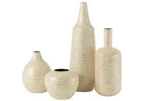 Jarrón Blanco de Nácar con Incrustaciones de Conchas Marinas para Decoración del Hogar, Elegante Regalo para Navidad y Año Nuevo - Product Image 6