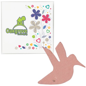 Busta di Semi Personalizzata a Forma di Colibrì, Regalo Naturale e Vibrante per Giardino e Esterni - Product Image 2