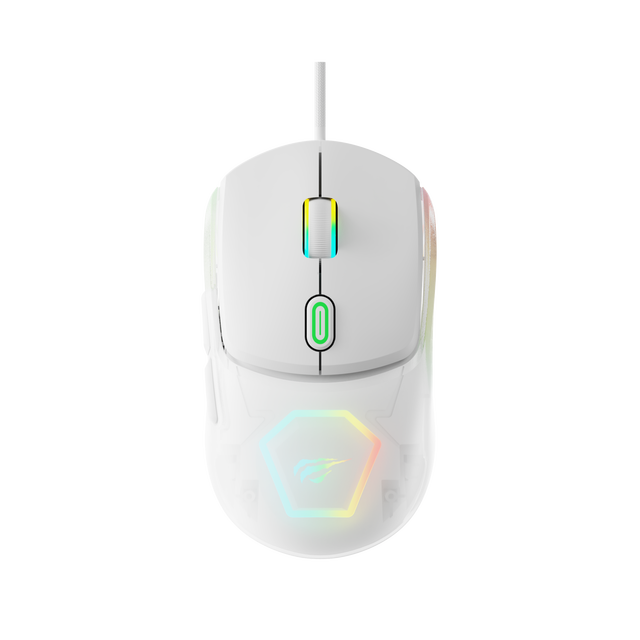 Havit MS965 RGB Backlit Programmable Ergonomic Gaming Mouse with 12000 DPI Support
