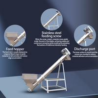 QINNY - Transportador de Polvo de Acero Inoxidable Antibacteriano, Dosificador de Especias de Grado Alimenticio, Máquina Dosificadora de Especias, Multivoltaje