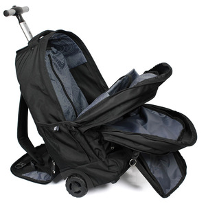 Popular Wheeled Rolling Tool Bag <strong>Heavy</strong> <strong>Duty</strong> <strong>Backpack</strong> Tool Organizer Bag Pull Rod <strong>Backpack</strong> Large Capacity for Men - Product Image 4