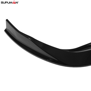 SPM AC stile carbonio Splitter anteriore laccio paraurti anteriore per BMW 3 serie G20 G28 accessori per labbra paraurti anteriore 2018 +