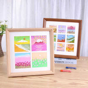 Bâton de peinture à l'huile cadre photo carré d'affichage de table 8x8 "10x10" 12x12 pouces cadre photo étudiant bricolage cadres de peinture à l'huile - Product Image 6