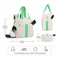 Sac à dos de pickleball personnalisé en gros avec compartiment à chaussures, grande capacité, sac de sport pour raquettes, OEM ODM
