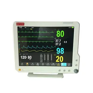 Máquina de monitoreo Icu de signos vitales multiparamétricos en tiempo real Sistema de monitoreo central cardíaco