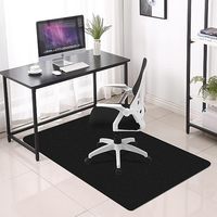 Échantillon Gratuit Tapis de Protection Moderne en Vinyle Antidérapant Rembourré Lavable pour Chaise de Bureau, Idéal pour Sols en Bois Dur et Carrelage