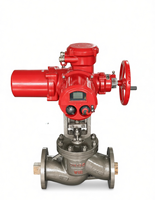 Vanne d'arrêt électrique à commande angulaire en acier au carbone, acier inoxydable WCB, type intelligent ordinaire, AC24VDC110V220V380V