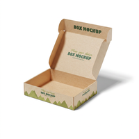Boîte à courrier pliable de luxe sur mesure, recyclable, écologique, impression offset couleur intégrale, pliable pour emballage cadeau haut de gamme