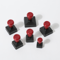 Estuche de Plástico Cuadrado/Rectangular para Sellos Flash Serie CB, Compatible con Almohadillas de Espuma Fotosensible, Recargable, para Uso en Oficina