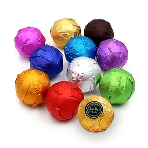 초콜릿 포장지와 사탕 포장지를위한 2024 다채로운 인쇄 알루미늄 호일 종이