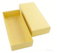 Boîtes cadeaux en carton jaune de qualité supérieure, boîtes d'emballage rigides en papier personnalisables pour cadeaux, artisanat, bonbons et stockage en détail