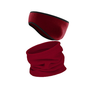 Fleece Neck Warmer With Ear Flaps Solid Color Unisex Outdoor Sports Cold Protection Face Mask Cycling Winter Warm Breathable - Product Image 4